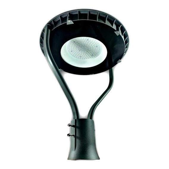 Lampara Punta Poste Farol Suburbana Led 100w Para Exterior