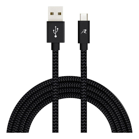 Cable Usb Tipo C 3 Metros Nylon Resistente Largo Redlemon