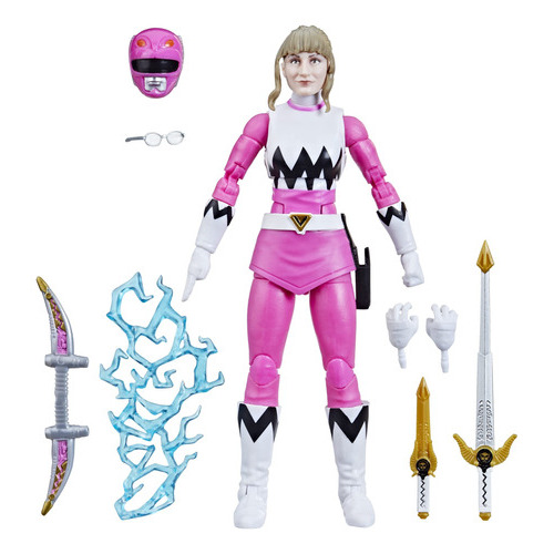Figura De Acción Pink Ranger Power Rangers Collection 6 Mé