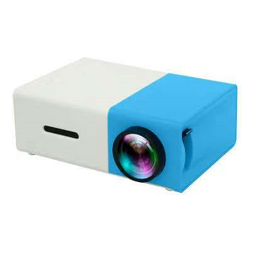 Proyector Mini Tv Portátil 4k Color Blue And White