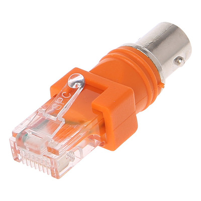 Para Adaptador Bnc Hembra A Rj45 Macho, Montaje En Panel De