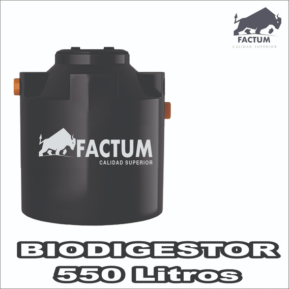 Biodigestor De 550 Litros Para 6/8 Personas Factum