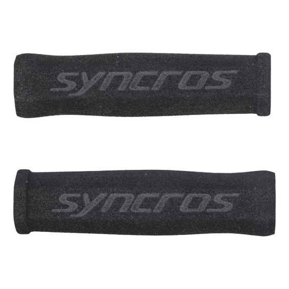 Puños Grips Bici Syncros De Espuma Color Negro