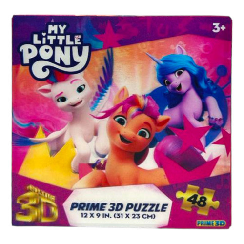 Puzzle Rompecabezas 3d My Little Pony 48 Piezas