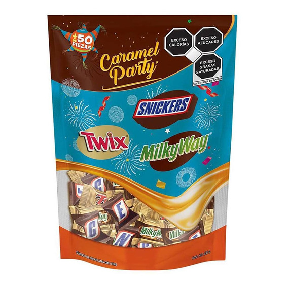 Chocolates Milky Way Mix Bolsa Con 50 Piezas 632g