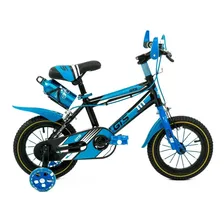 Bicicleta Infantil Rodado 12 Tipo Mountain Bike Color Azul