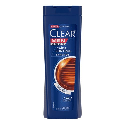 Shampoo Clear Men Caida control en botella de 200mL por 1 unidad