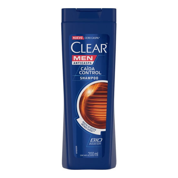 Shampoo Clear Men Caida control en botella de 200mL por 1 unidad
