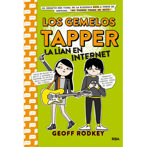 Los gemelos Tapper la lían en Internet, de Rodkey, Geoff. Molino Editorial Molino, tapa dura en español, 2018