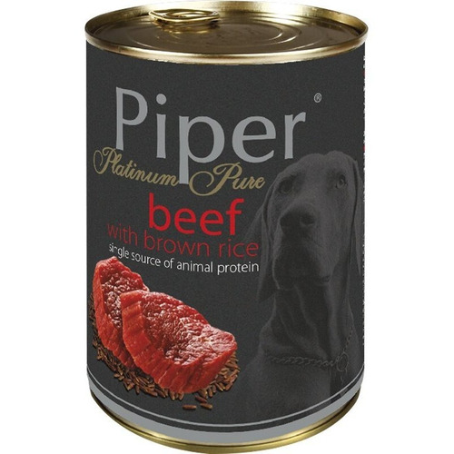 Piper Perro Carne Arroz Integral 400 Grs