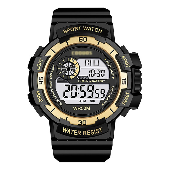 Reloj Digital Deportivo Led Watch Impermeable Alarma Cronom