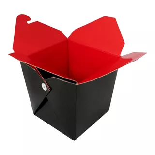 100 Caixas Box Dupla Face Comida Delivery Pratica 