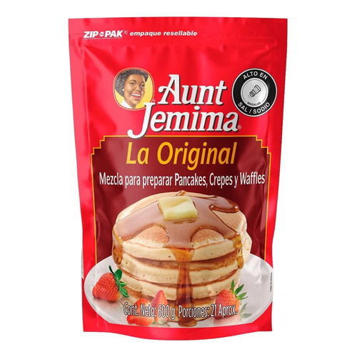 Pancakes Aunt Jemima Mezcla Para Crepes 600gr