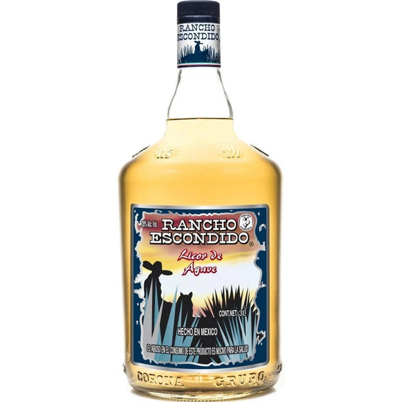 Botella De Licor De Agave Rancho Escondido 1.75 Lt