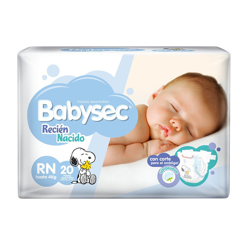 Pañales Babysec Recién Nacido