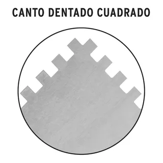 Llana, Canto Dentado Cuadrado, 6 Remaches, 11 , 15413