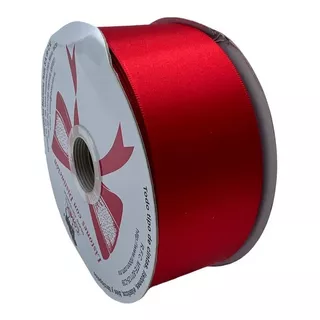 Cinta Satin Doble Cara 1715-12 De 50mm Rollo De 45.70mts