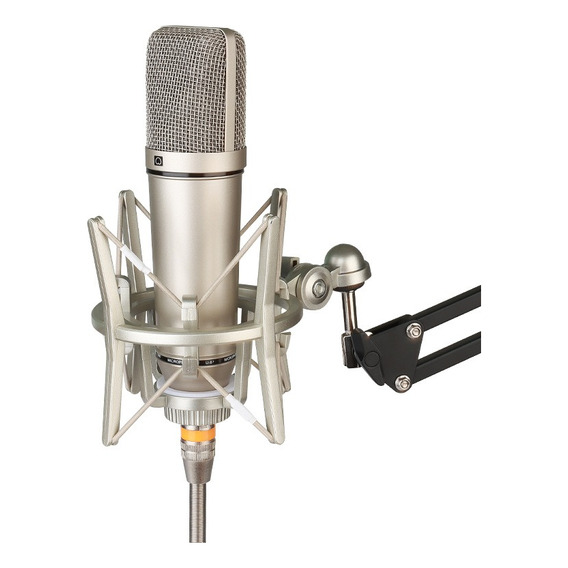 Kit Microfono Condensador Profesional Estudio Podcast Musica