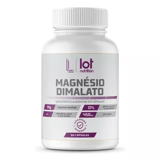 Magnesio Dimalato 600mg 120 Cápsulas Italabs