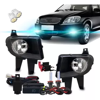 Kit Farol Milha Celta Prisma 2011 2012 2013 + Xenon 8000k