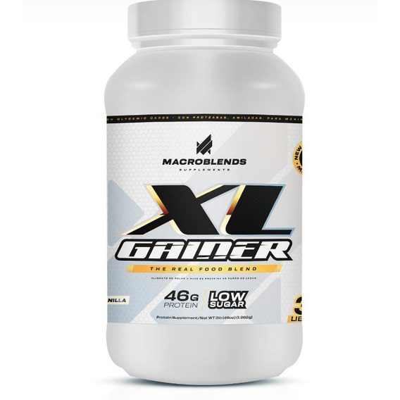 Proteina Xl Gainer 3lb Macroble - Unidad a $90155