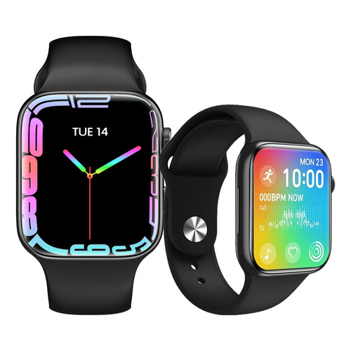 Reloj Inteligente T900 Pro Max Smart Watch Bluetooth Correa 45 Mm Pantalla Táctil Llamadas Notificaciones Sensor De Ritmo Cardiaco Negro