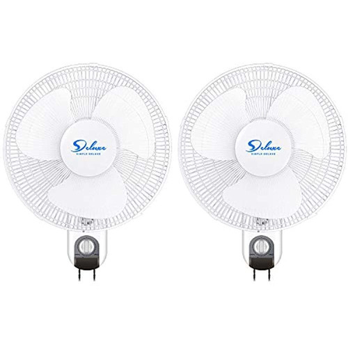 Ventiladores  De Pared,funcionamiento Silencioso,2 Uds