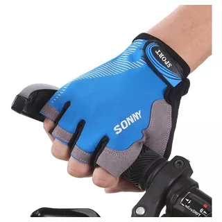 Guantes Sonny Original 1/2 Dedo Pesas Gym Mtb 4 Colores Mnr