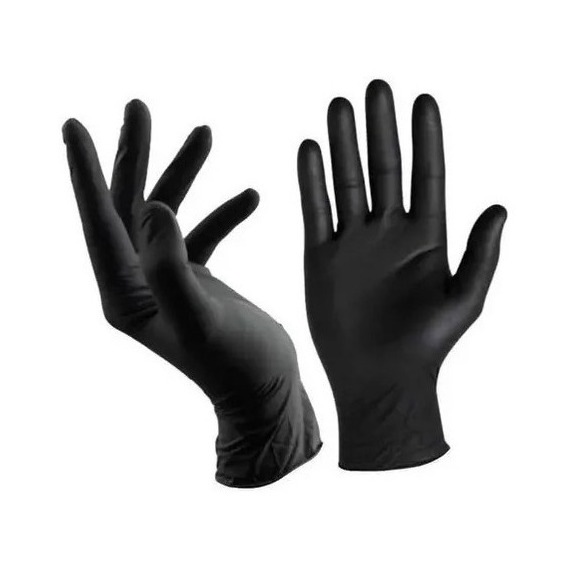 Guantes Nitrilo Negro Caja 100 Unidades Talla S Negro