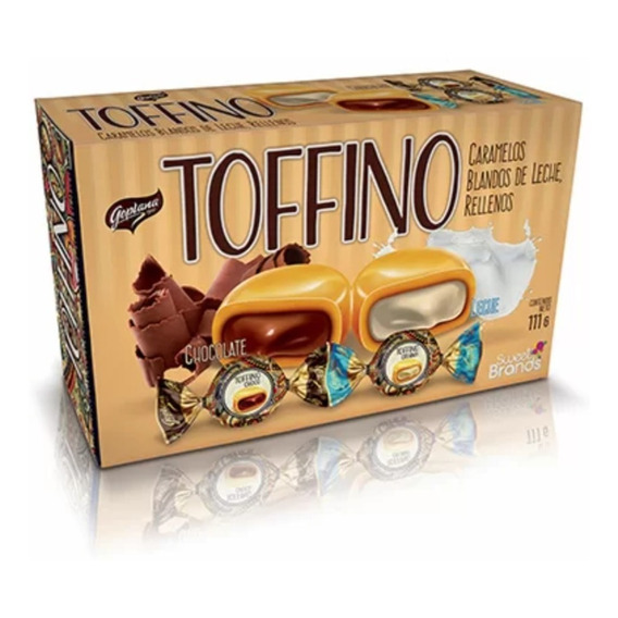 Caramelo Leche Relleno Toffino - g a $85