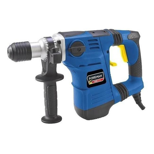 Rotomartillo electroneumático Foreman 13215/FO azul y negro con 1500W de potencia 220V