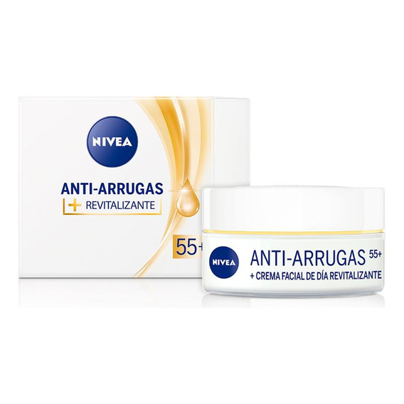 Crema Facial Anti-arrugas Revitalizante Nivea 55+ 50ml