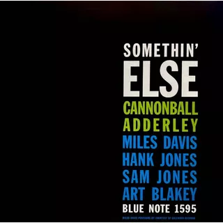 Vinilo Cannonball Adderley  Somethin' Else 180g  Importado