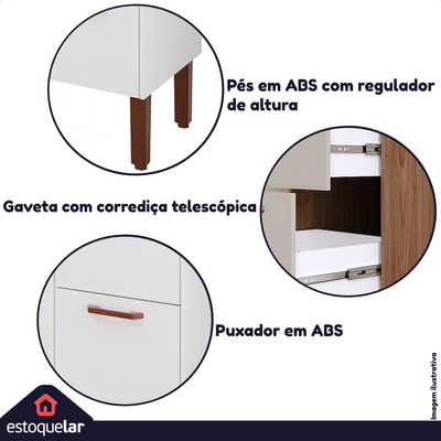 Balcão Armário Gabinete Para Cozinha De 2 Metros