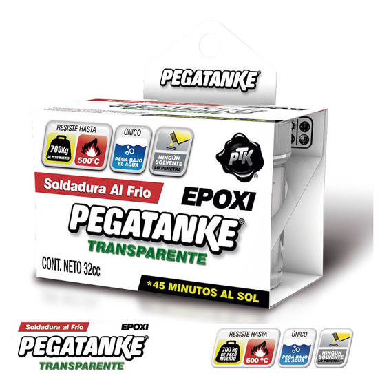 Pegamento Pegatanke Transparente 32cc