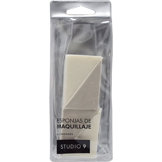 Esponja Para Maquillaje Studio 9 Triangular X 4 Un