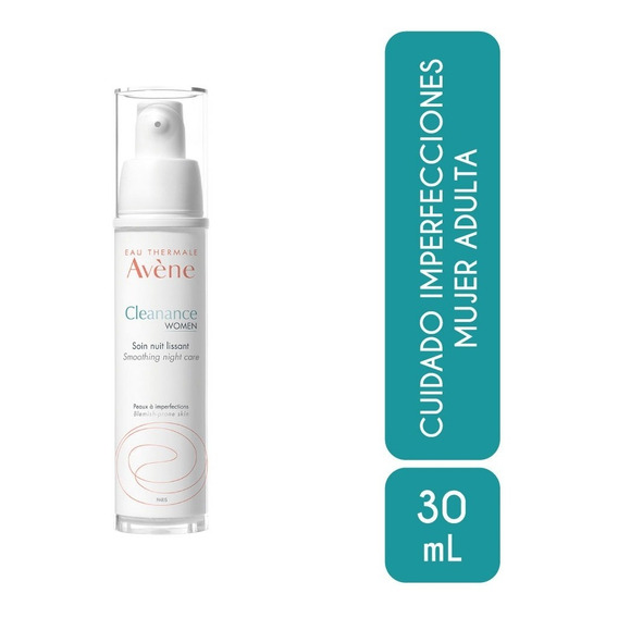 Crema Cuidado noche alisador Avène Cleanance Women noche para piel mixta de 30mL