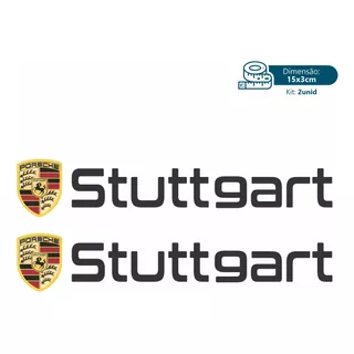 Adesivo Stuttgart Porsche Racing Car Performance Cup
