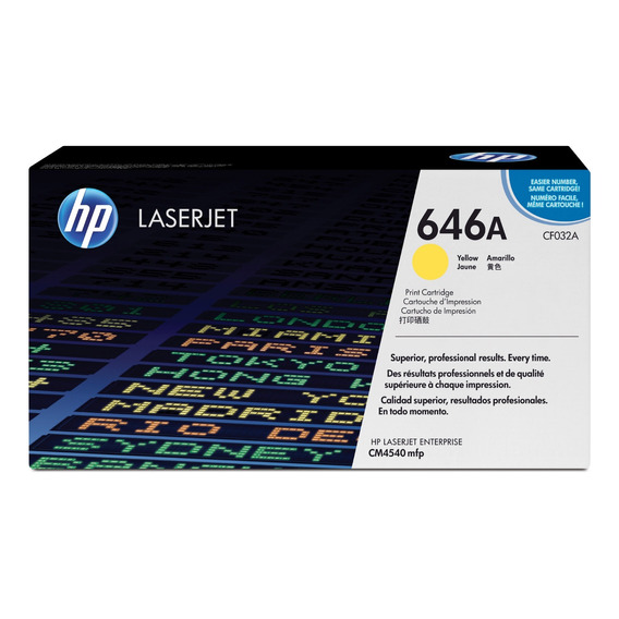 Toner Hp Cf032a Amarillo Original Hp 646a Laserjet Hp Cm4540