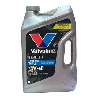 Aceite Valvoline 5w40 Sintetico 4.73l. Americano