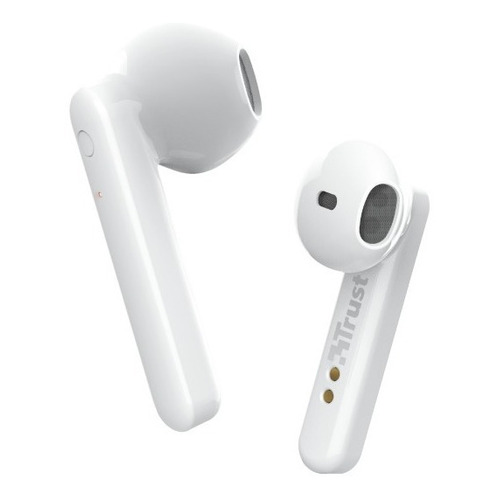 Audifonos Bluetooth Trust Primo Touch Blancos Color Blanco