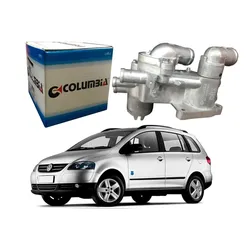  Carcaça Termostatica Aluminio Spacefox 1.6 8v 2006 A 2009