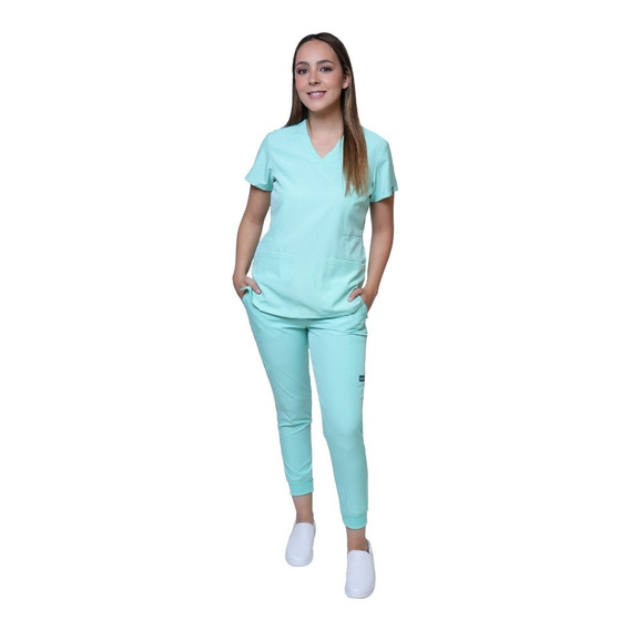 Uniforme Médico Pant Jogger Conjunto Quirúrgico Pijama Dama