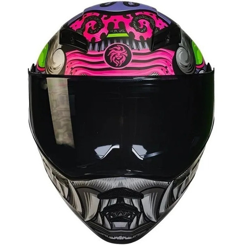 Casco Kov Estelar Balam Colores Con Certificado Dot P Color Rosa Tamaño del casco L