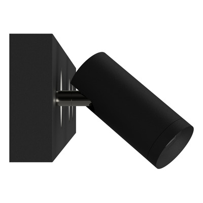 Plafon 6 Luces Led Nacho+eye Negro Base Rectangular 20376 Rd