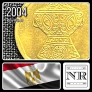 Egipto - 5 Piastres - Año 2004 (1425) - Km #941 - Vasija