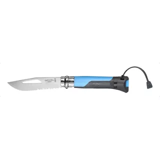 Navaja Cortaplumas Opinel Outdoor N° 8 Tactica France Color Azul