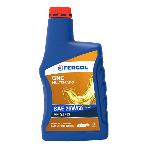 Aceite Fercol Gnc Multigrado 20w-50 1 Lt