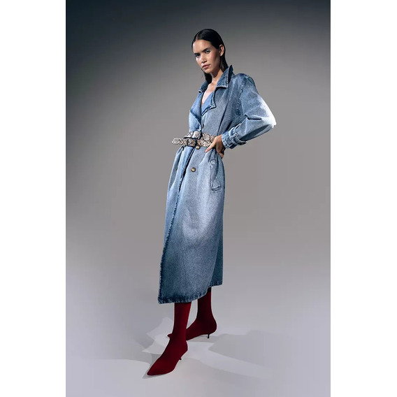 Trench De Jean Invierno June Mujer Sweet