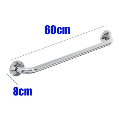 Alça De Apoio 60cm 4 Uni Inox Cadeirante Idoso Deficiente